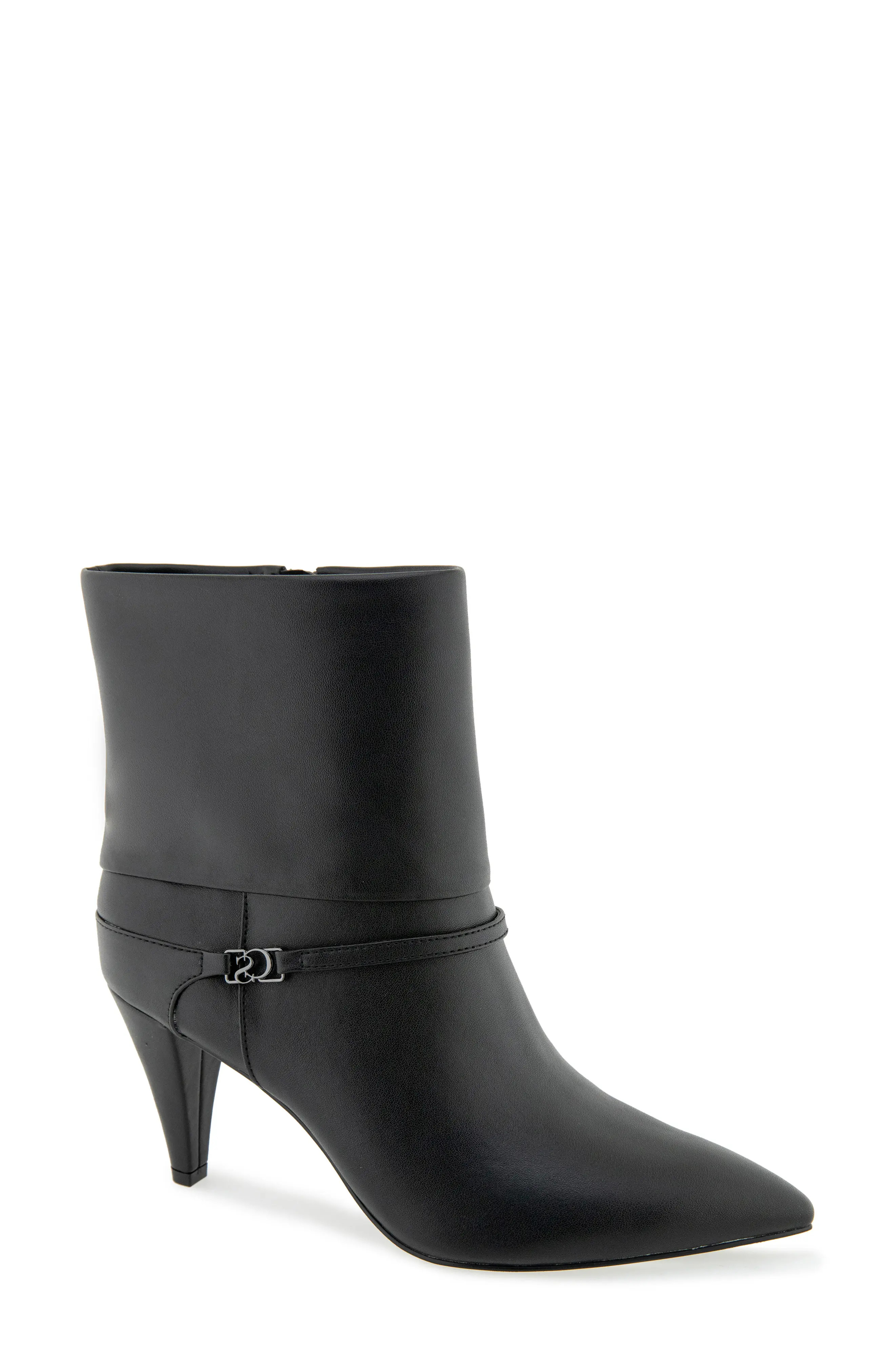Christian Siriano New York Maise Cone Heel Bootie in Dark Tan at Nordstrom, Size 9.5 | Nordstrom