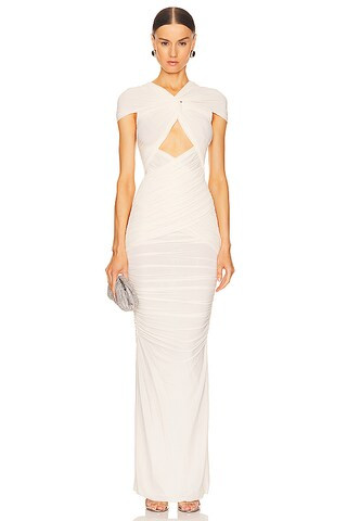 Nasha Dress in Ecru | Revolve Clothing (Global)