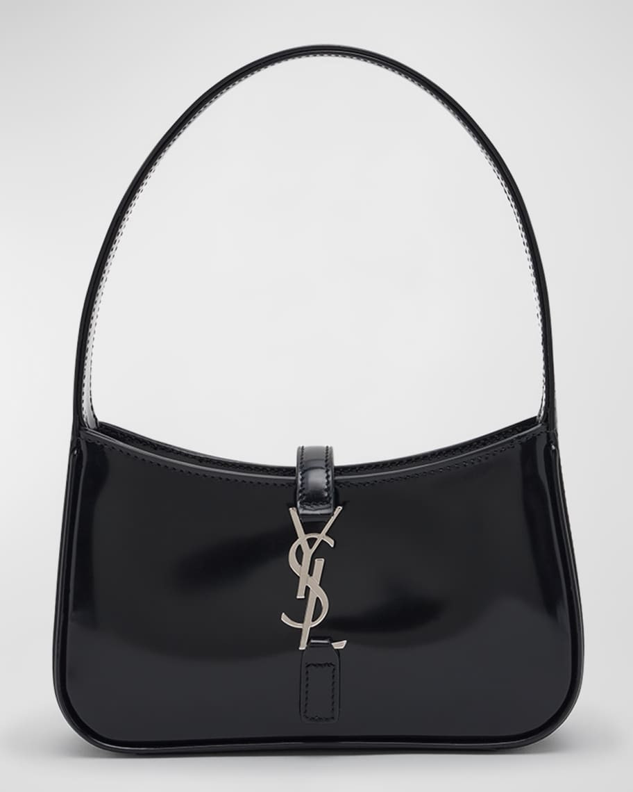 Saint Laurent Le 5 A 7 Mini YSL Shoulder Bag in Patent Leather | Neiman Marcus