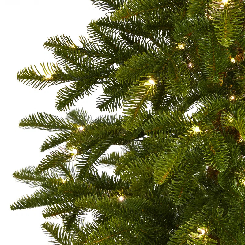 Lighted Artificial Pine Christmas Tree | Wayfair North America