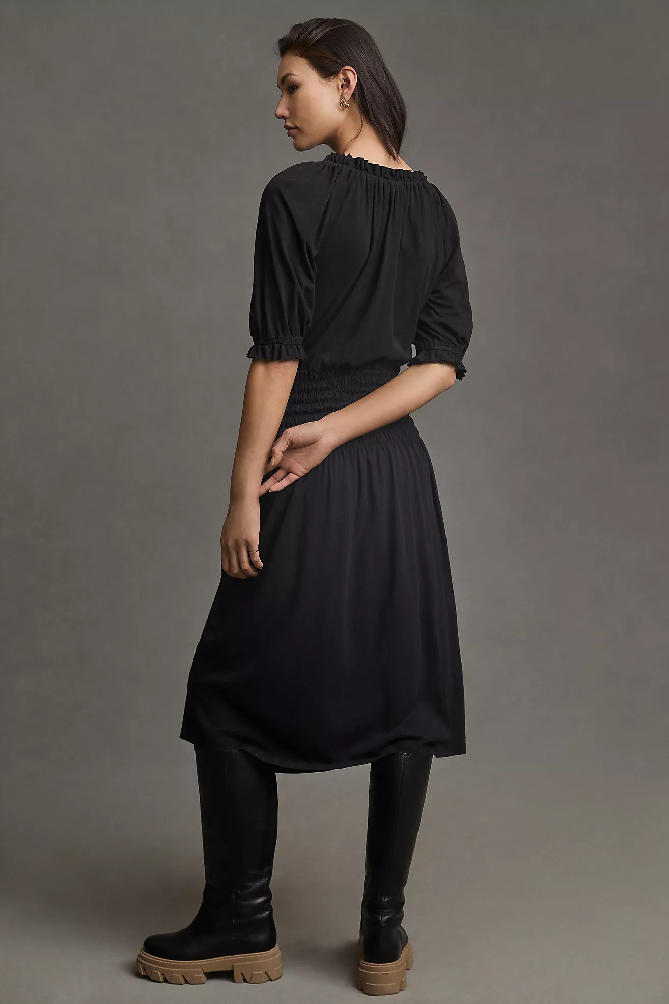 Sundry Smock-Waist Dress | Anthropologie (US)