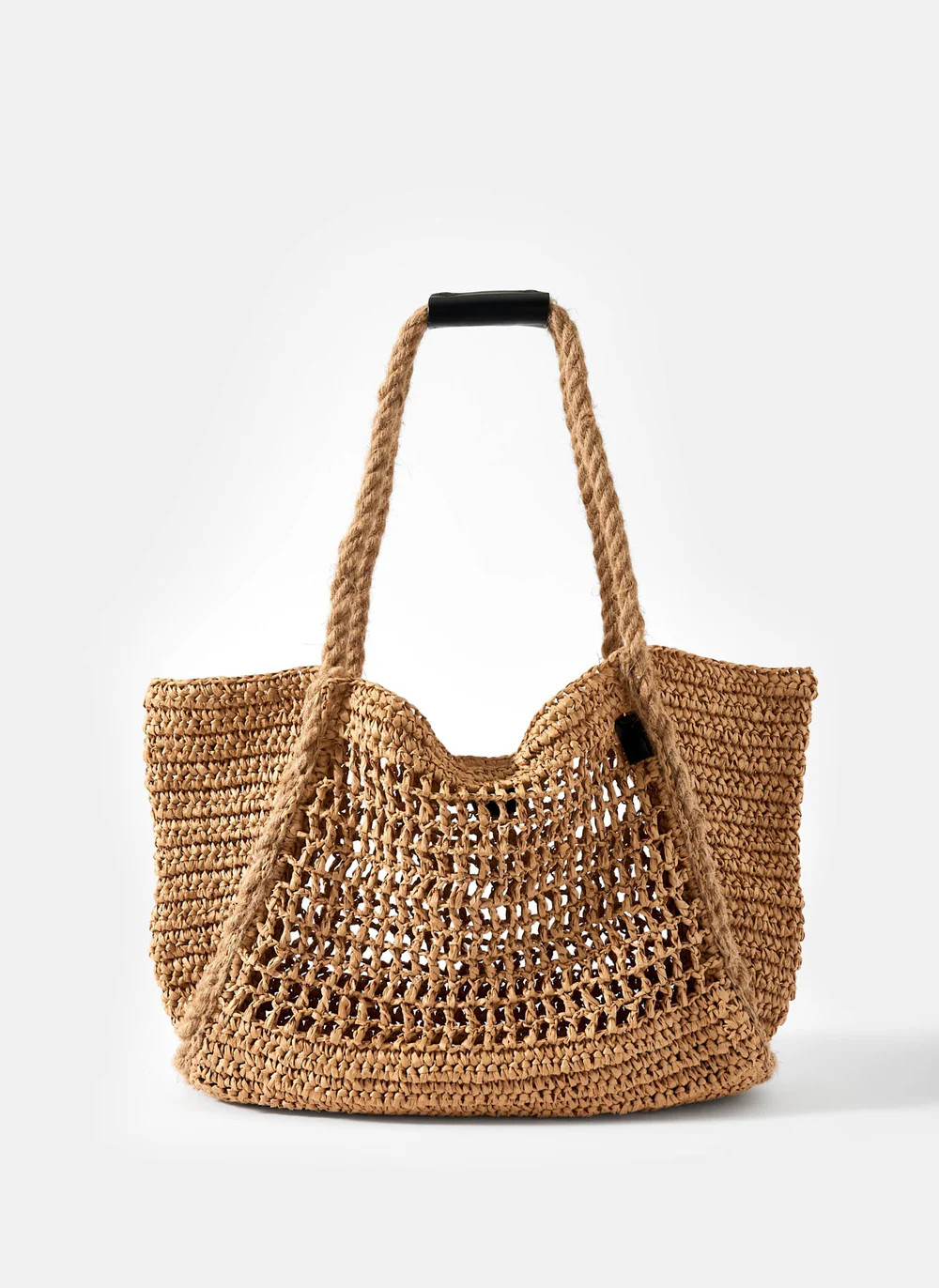 Neutral Woven Tote Bag | Mint Velvet
