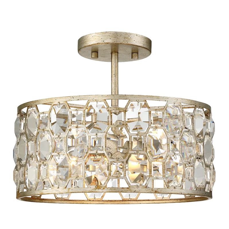 Caspian 2-Light Semi Flush Mount | Wayfair North America