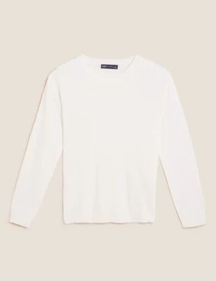 Supersoft Crew Neck Jumper | M&S Collection | M&S | Marks & Spencer IE