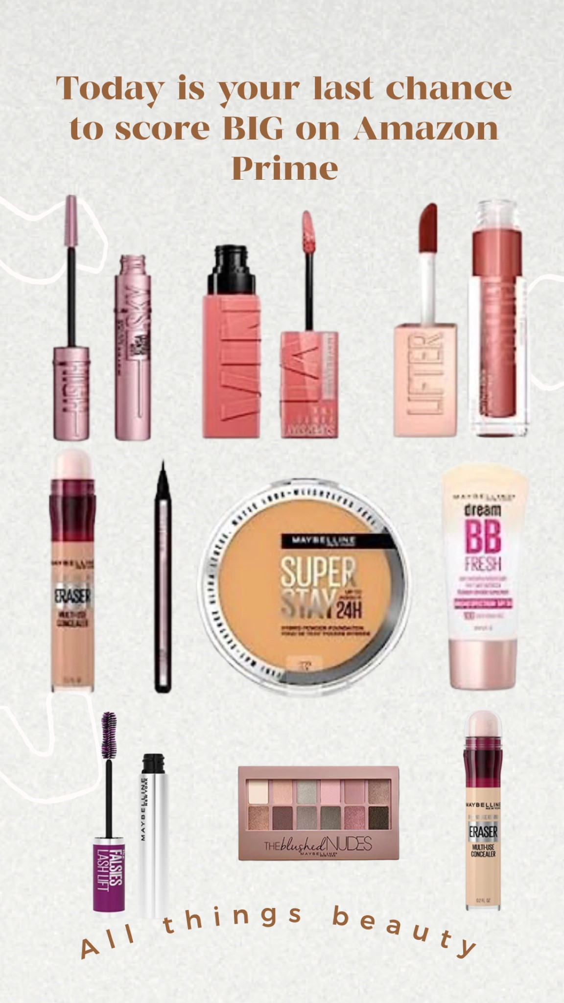 Last day for #AmazonPrimeDay #deals! Here are some of my favorite and #musthave #beauty #products that are currently on #sale. Happy #Shopping!

#LTKxPrimeDay #LTKFind #LTKbeauty