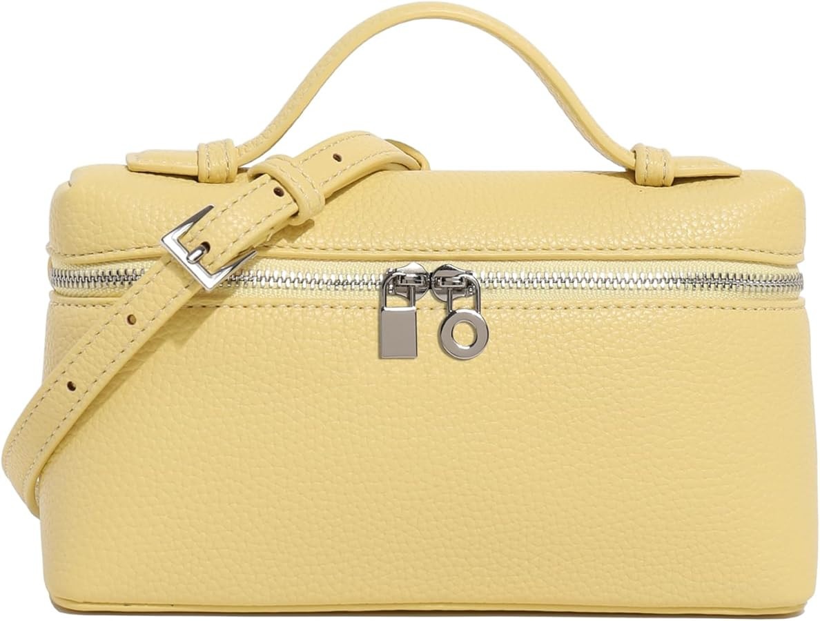 Crossbody Bag for Women Top-Handle Pouch Bag Designer Shoulder Leather Handbag Trendy Purse | Amazon (US)