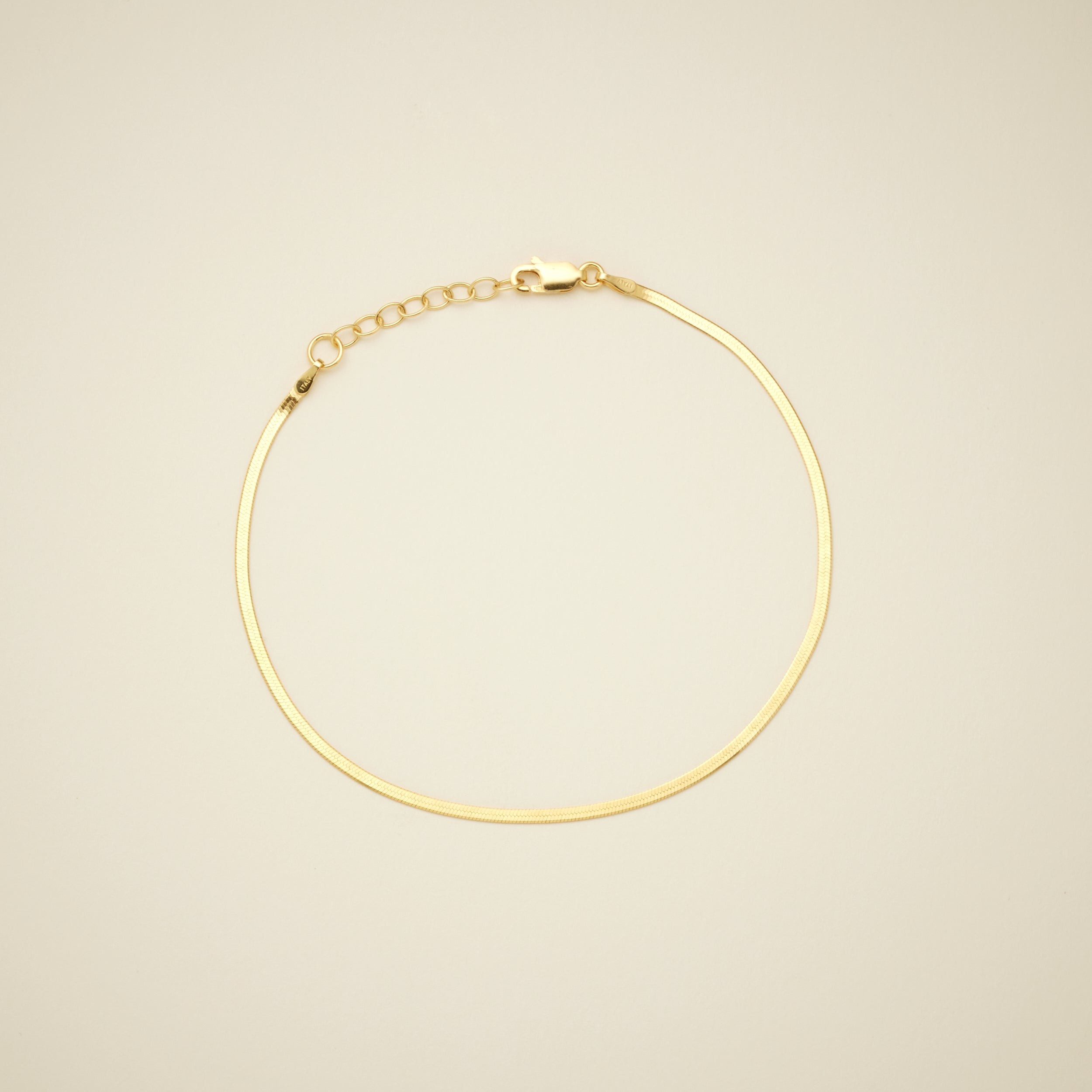 Thin Hera Chain Anklet - 1.9mm | Made by Mary (US)