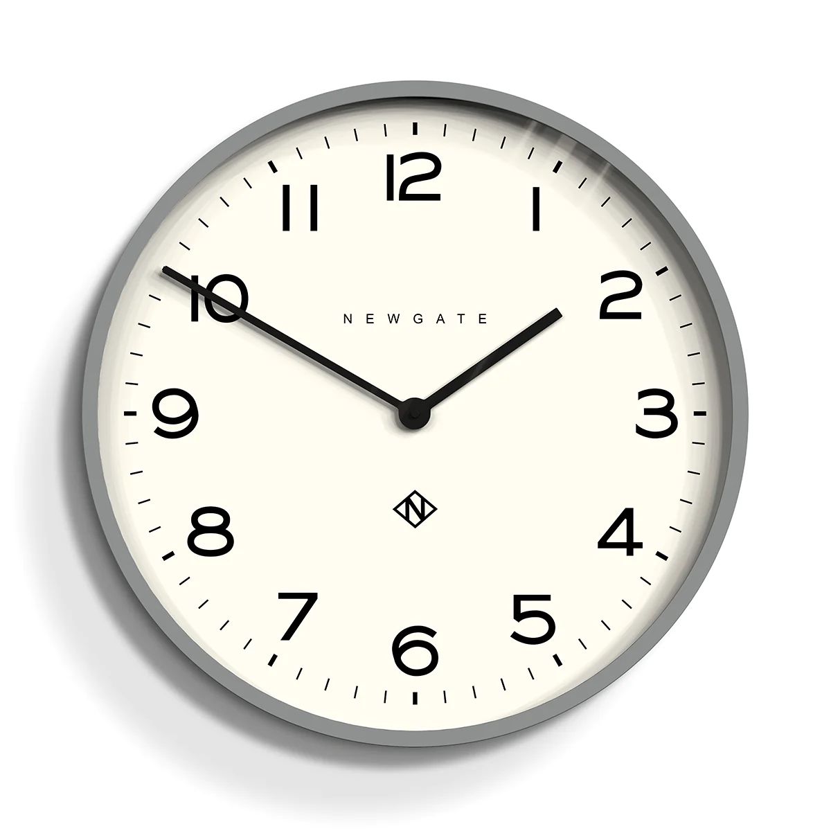 Number One Echo Clock in Grey | Burke Decor