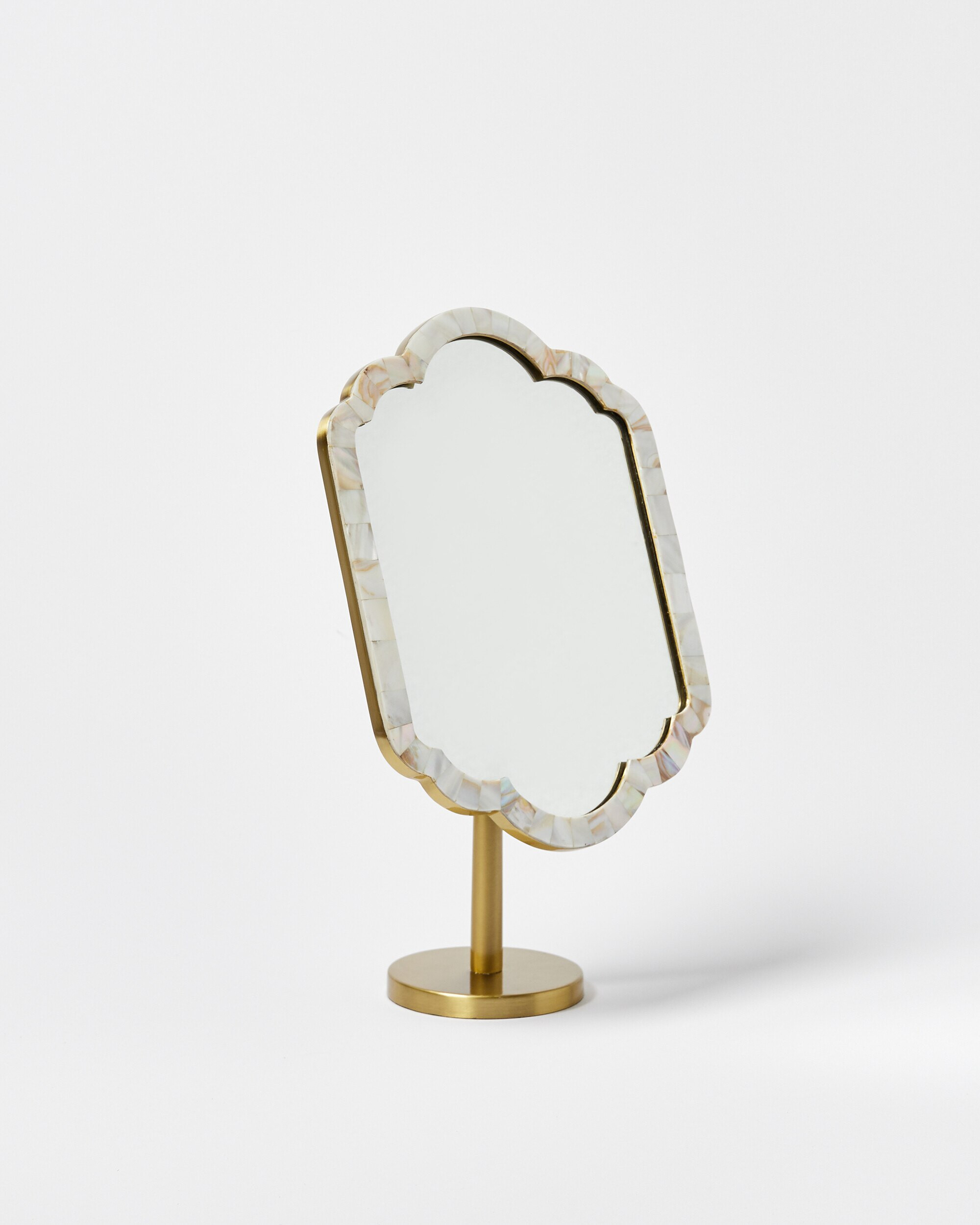 Mila Mother of Pearl Pivoting Dressing Table Mirror | Oliver Bonas | Oliver Bonas (Global)