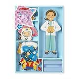 Melissa & Doug Julia Magnetic Dress-Up Wooden Doll Pretend Play Set (25+ pcs) | Amazon (US)