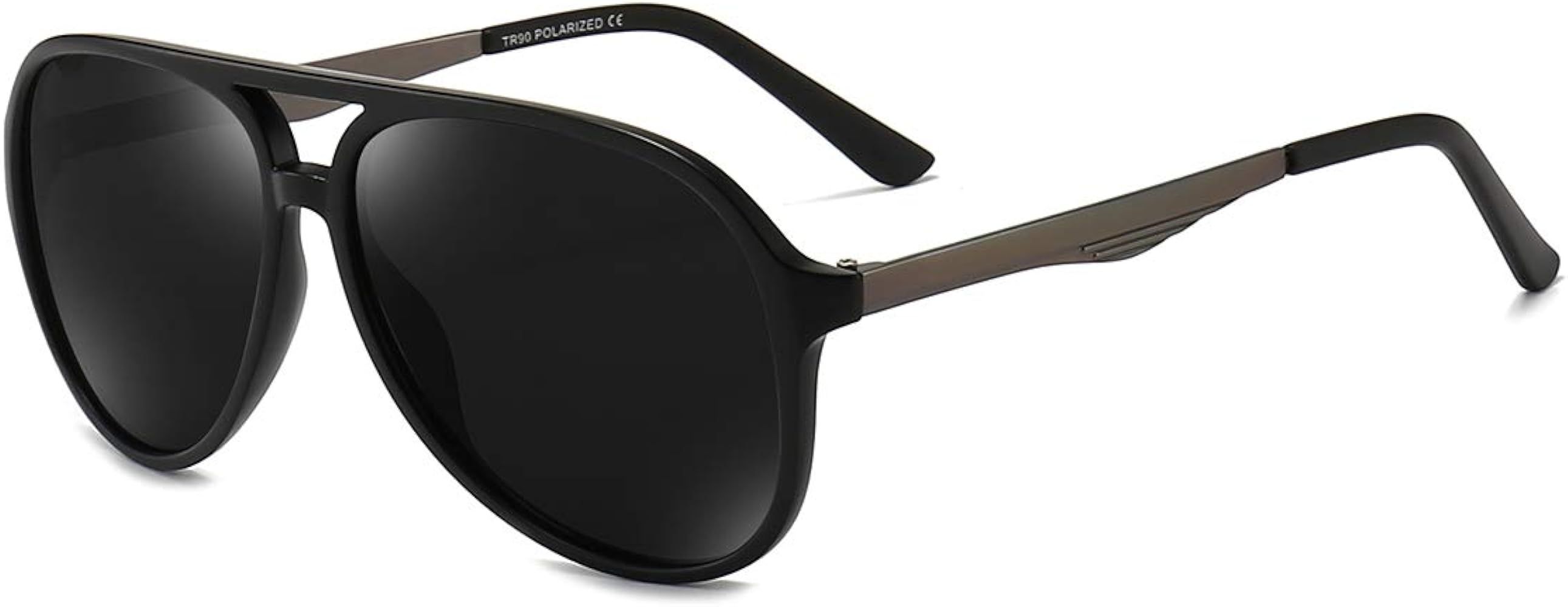 Classic Aviator Sunglasses for Men Polarized UV Protection Ultra Lightweight Sun Glasses with Spr... | Amazon (US)