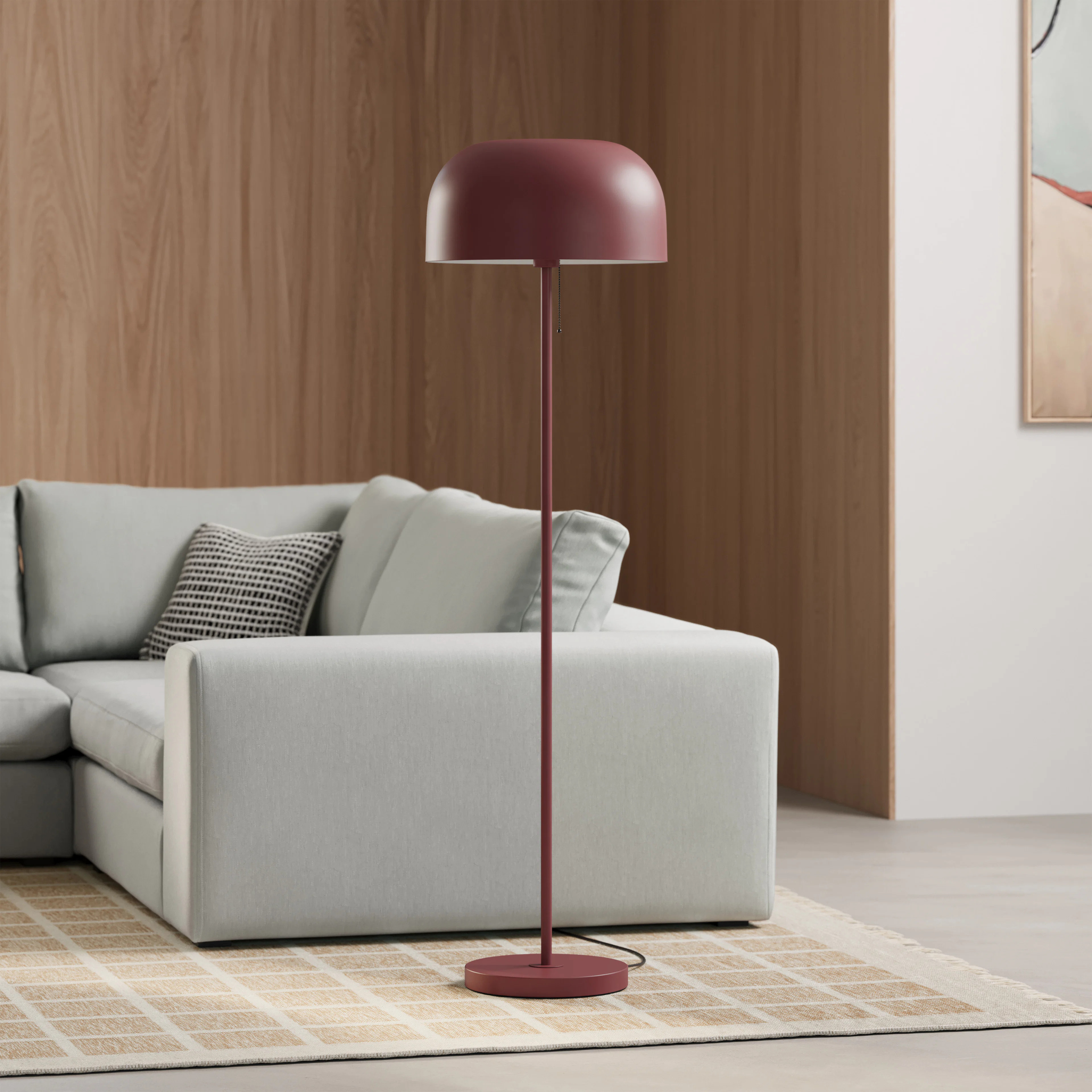 Oslo Floor Lamp - Oxblood | Article