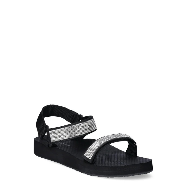 Time and Tru Women's Bling Nature Sandals, Sizes 6-11 | Walmart (US)