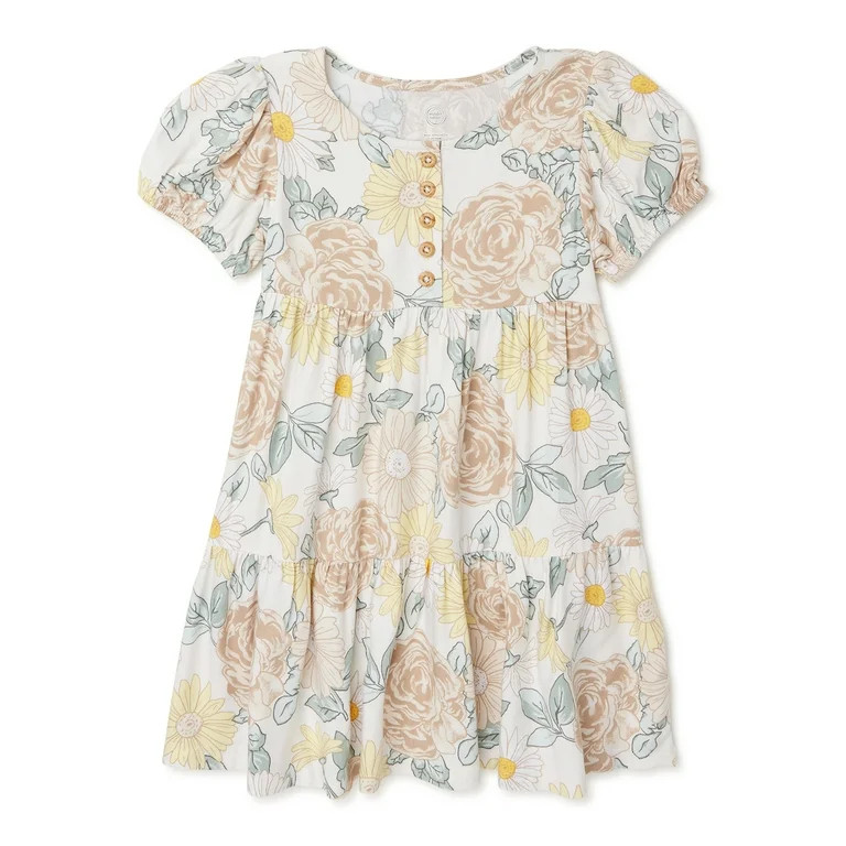 Wonder Nation Baby and Toddler Girls’ Woven Dress, Sizes 12M-5T - Walmart.com | Walmart (US)