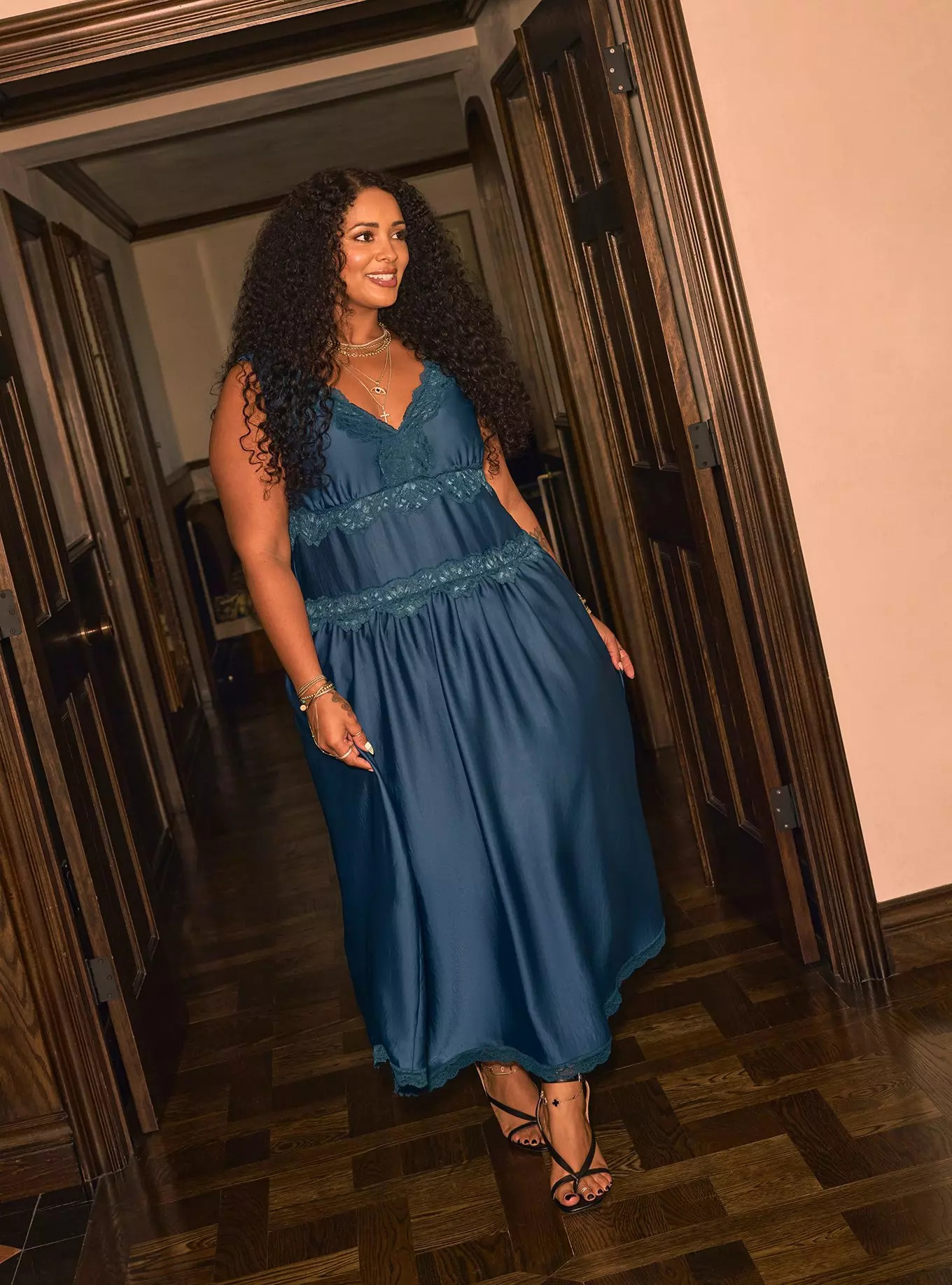 Festi Lace Trim Maxi Dress | Torrid (US & Canada)