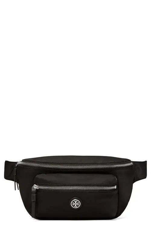 Tory Burch Virginia Recycled Nylon Belt Bag in Black at Nordstrom | Nordstrom