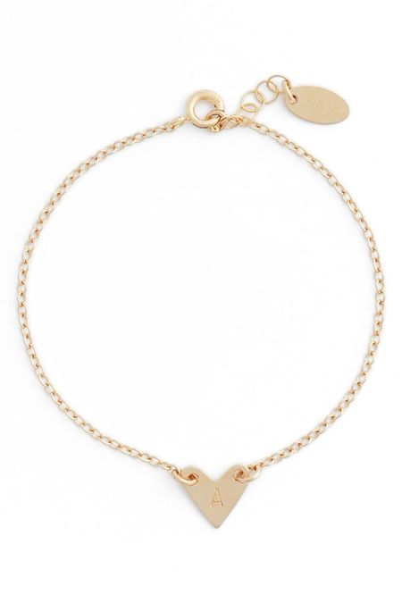 Heart initial necklace and bracelet 
🩷🩷🩷

#LTKfindsunder50