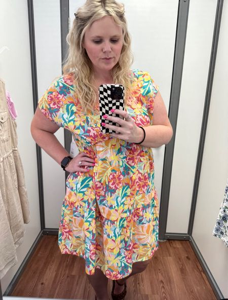 This spring dress from Walmart is so cute. This pattern also comes in a swimsuit cover-up, as well as a longer midi dress. I would recommend sizing it down in the dress as the waist is bigger than normal. This is the perfect vacation outfit. 

Walmart Finds 
Walmart Fashion
Walmart dress
Spring Dress Try on 

#LTKFind #LTKunder50 #LTKSeasonal