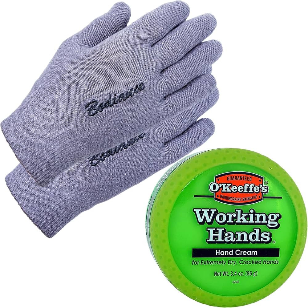 Hand Cream for Dry Cracked Hands and Hand Repair Gloves Bundle: O'Keeffe's Working Hands Cream (U... | Amazon (US)