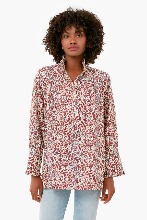 Empress Red Abbie Shirt | Tuckernuck (US)