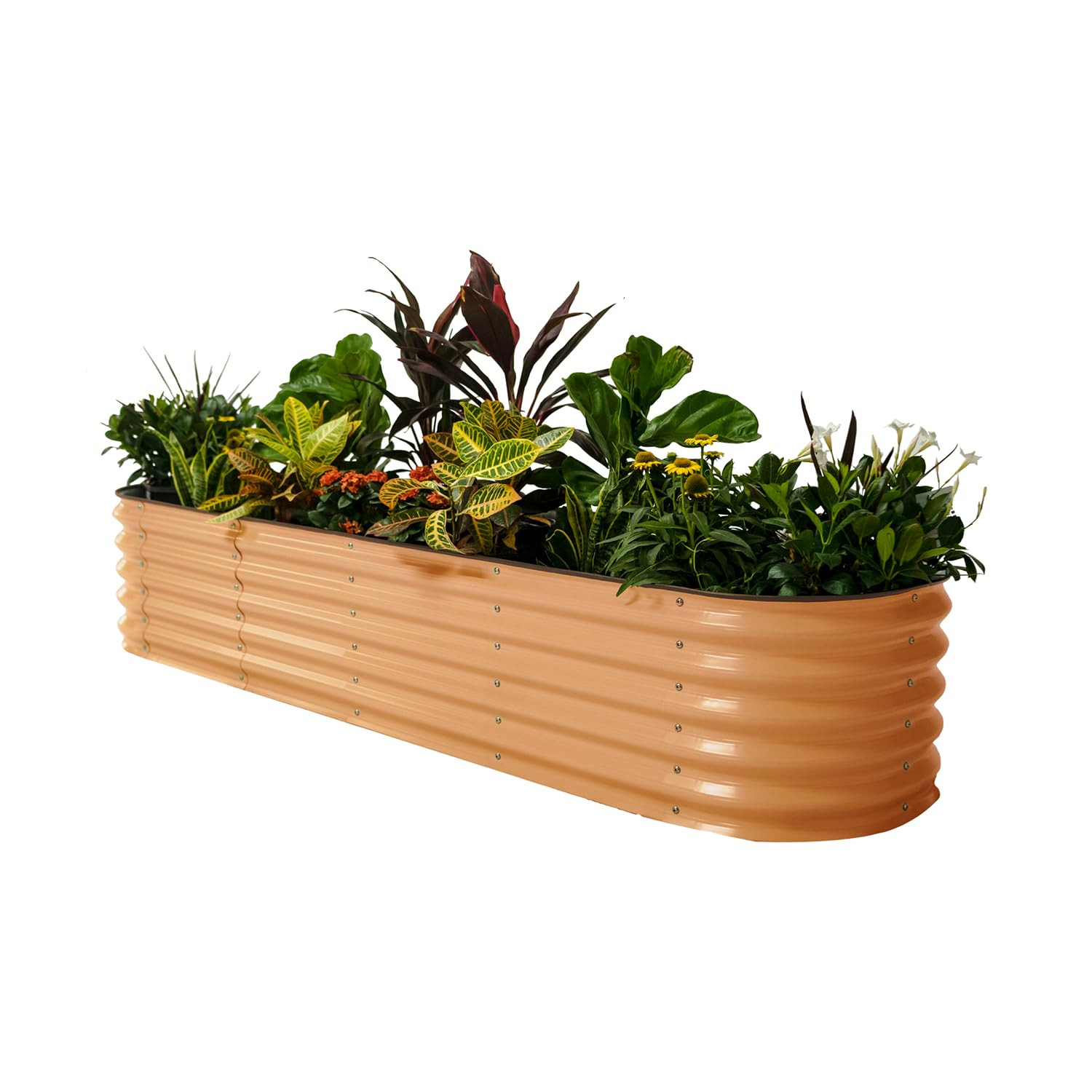 Vego garden Raised Garden Bed Kits, 17" Tall 9 in 1 8ft x 2ft Metal Raised Planter Bed Outdoor fo... | Amazon (US)