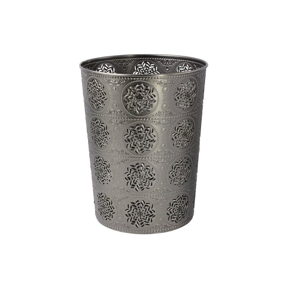 Solid Bathroom Wastebasket Dark Silver - Opalhouse | Target