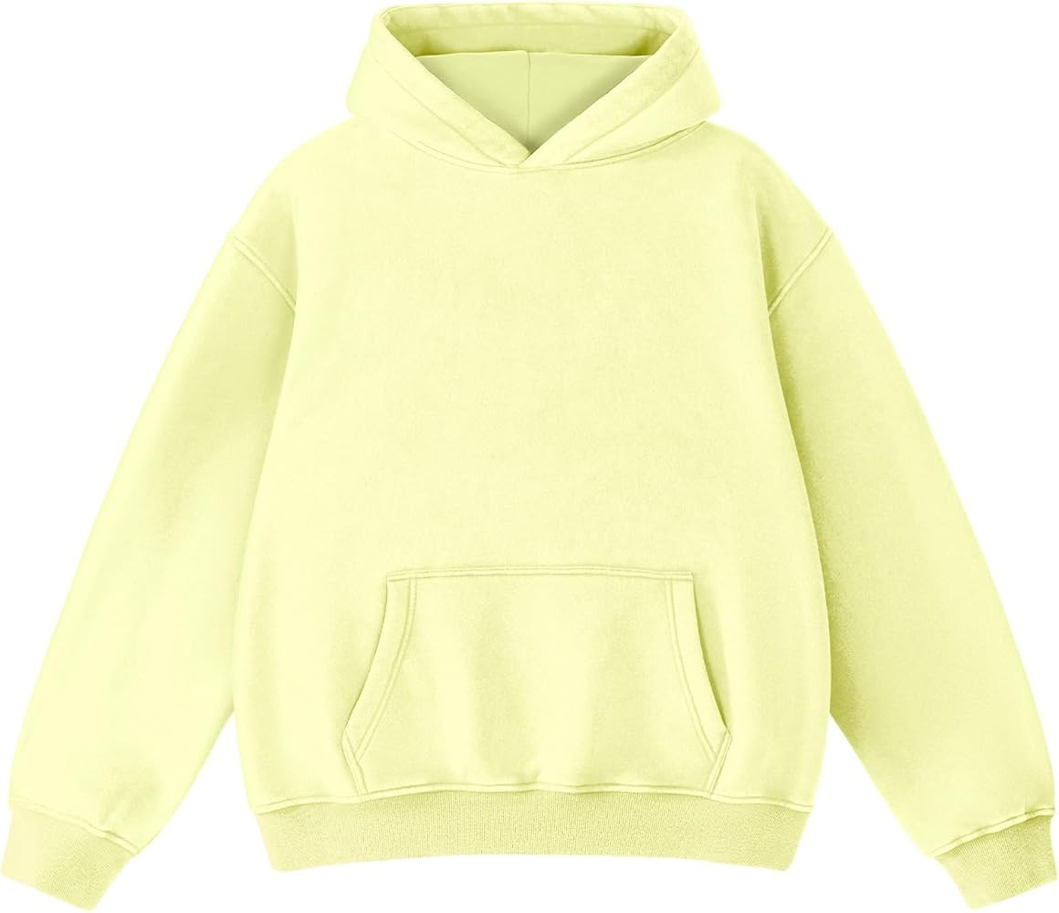 FAIABLE Mens Hoodies Oversized Unisex Acid Wash Hoodie Heavyweight Fleece Vintage Cotton Sweatshi... | Amazon (US)