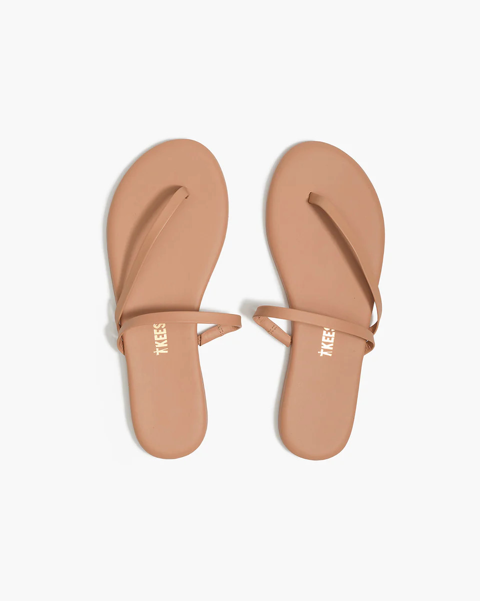 TKEES Sarit Leather Sandals in Pout | TKEES