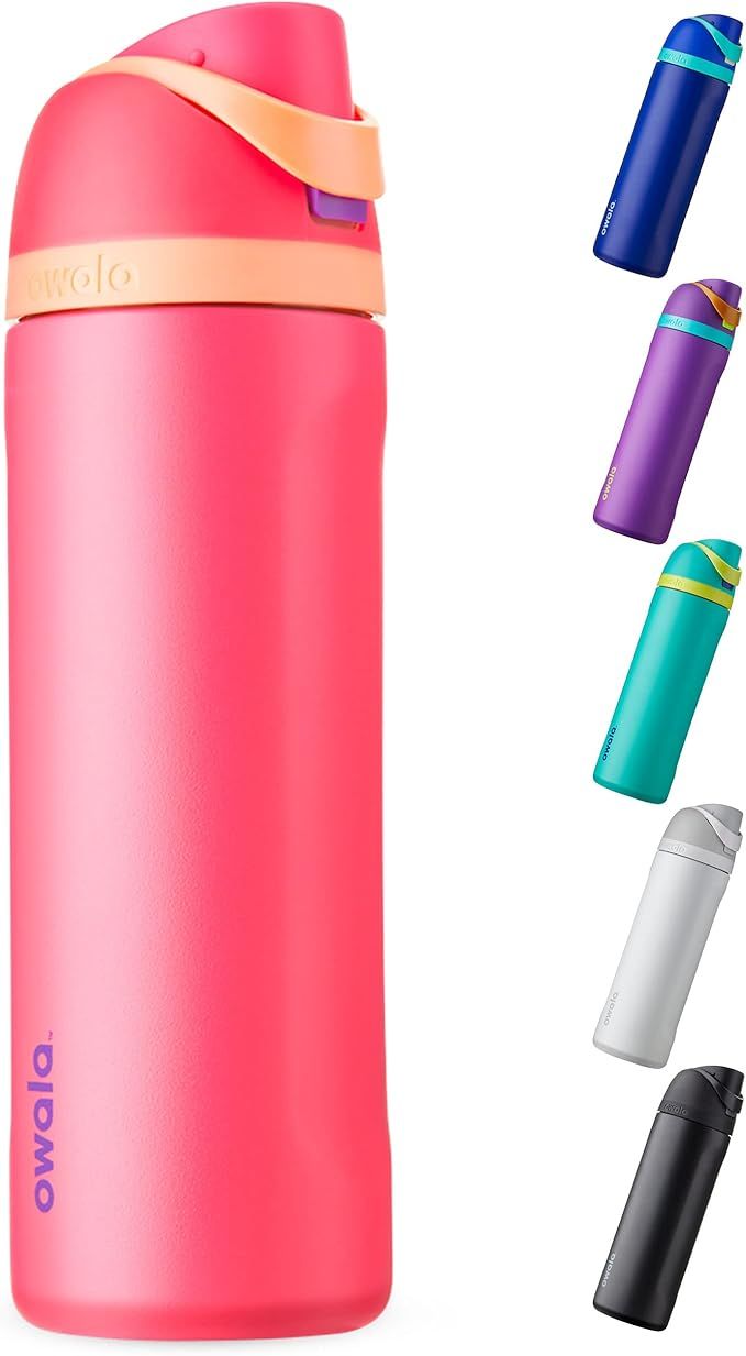 Owala FreeSip Insulated Stainless Steel Water Bottle with Straw for Sports and Travel, BPA-Free, ... | Amazon (US)