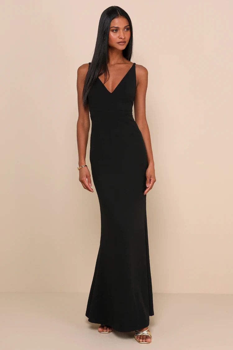 Melora Black Sleeveless Maxi Dress | Lulus