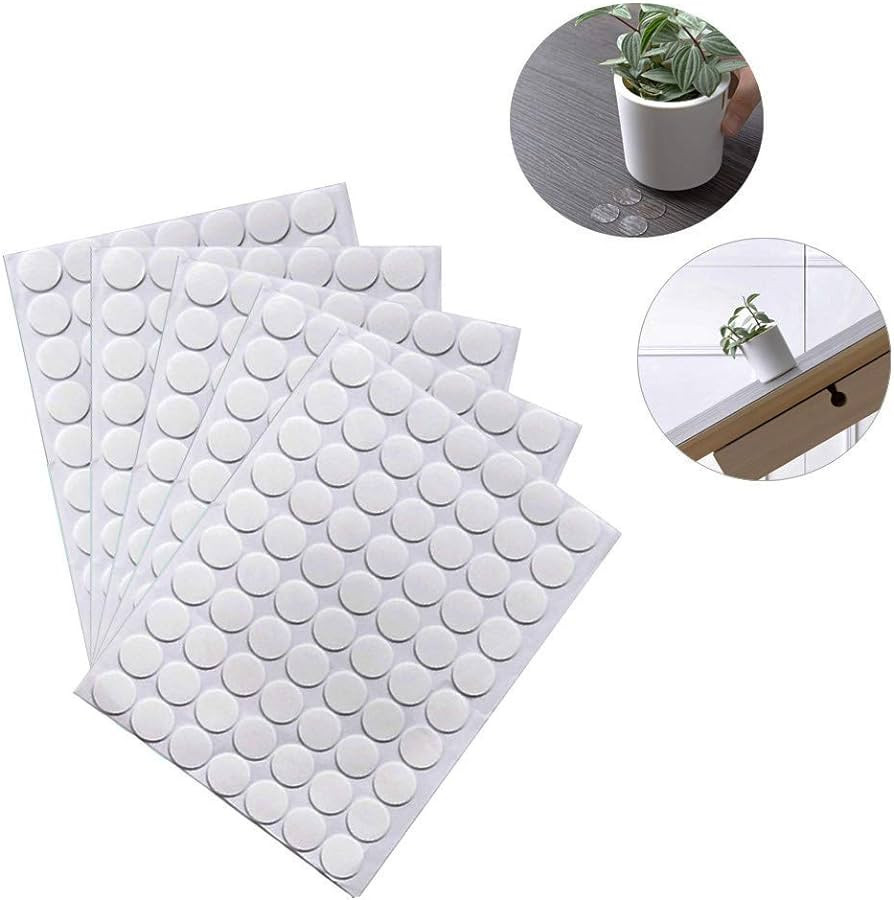 BUSOHA Clear Removable Sticky Adhesive Putty, Reusable Transparent Double Sided Round Nano Gel Ma... | Amazon (US)