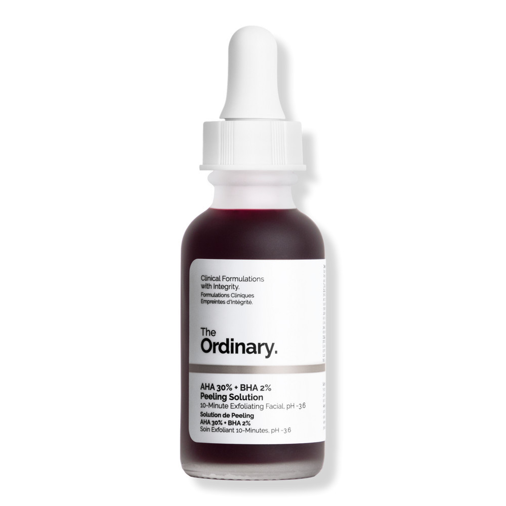 The Ordinary AHA 30% + BHA 2% Exfoliating and Brightening Peeling Solution | Ulta