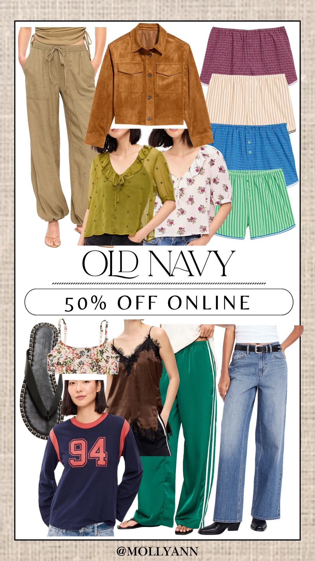 50% off everything at Old Navy!!!

#LTKSaleAlert #LTKmomlife #LTKootd