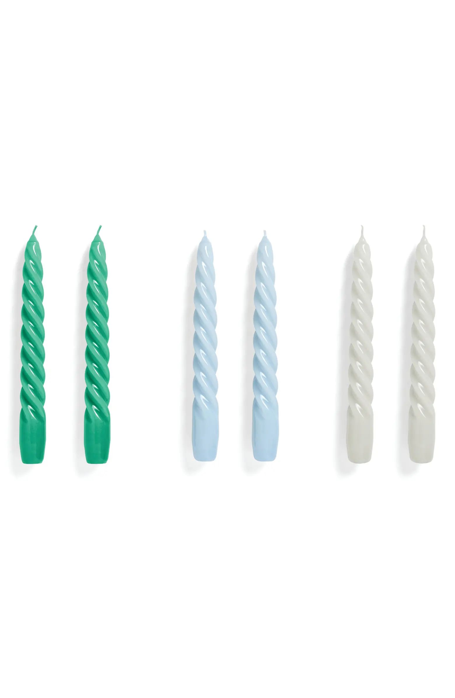 HAY Spiral 6-Pack Assorted Candles | Nordstrom | Nordstrom