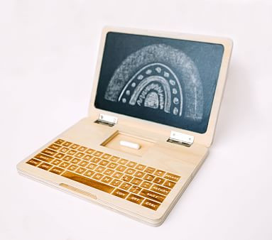 Wooden Chalkboard Laptop | Pottery Barn Kids | Pottery Barn Kids