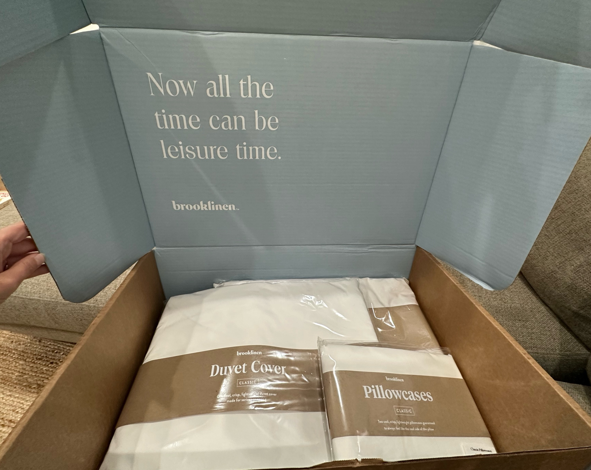 Very excited to try out our new Brooklinen sheet set! Got it on a major sale (50% off!) #bedding #sheets #bedroom

#LTKCyberWeek #LTKCyberSaleUK #LTKhome
