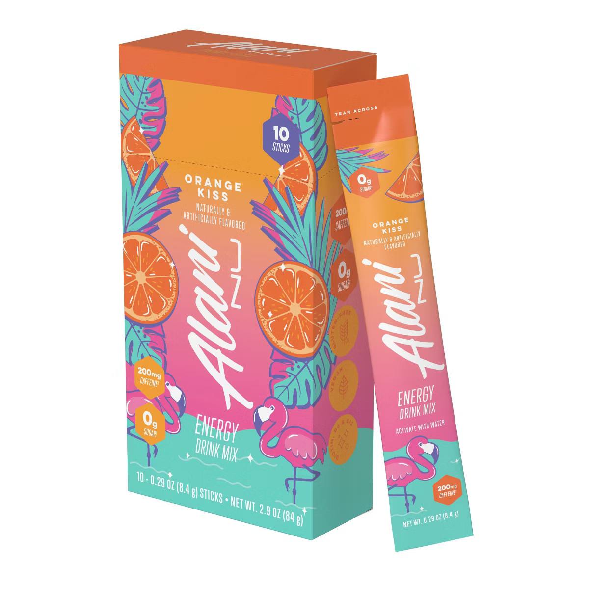 Alani Nu Energy Supplement Sticks - Orange Kiss - 2.1oz/10ct | Target