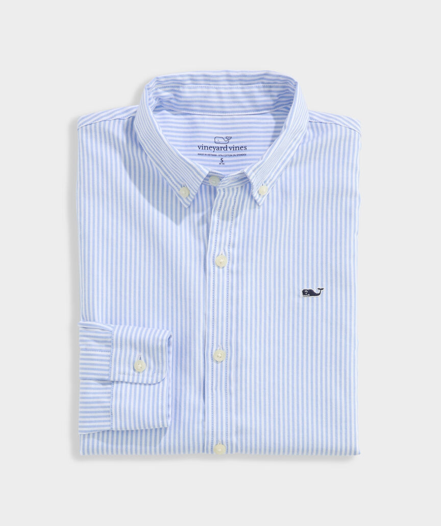 Boys' University Stripe Oxford Shirt | vineyard vines