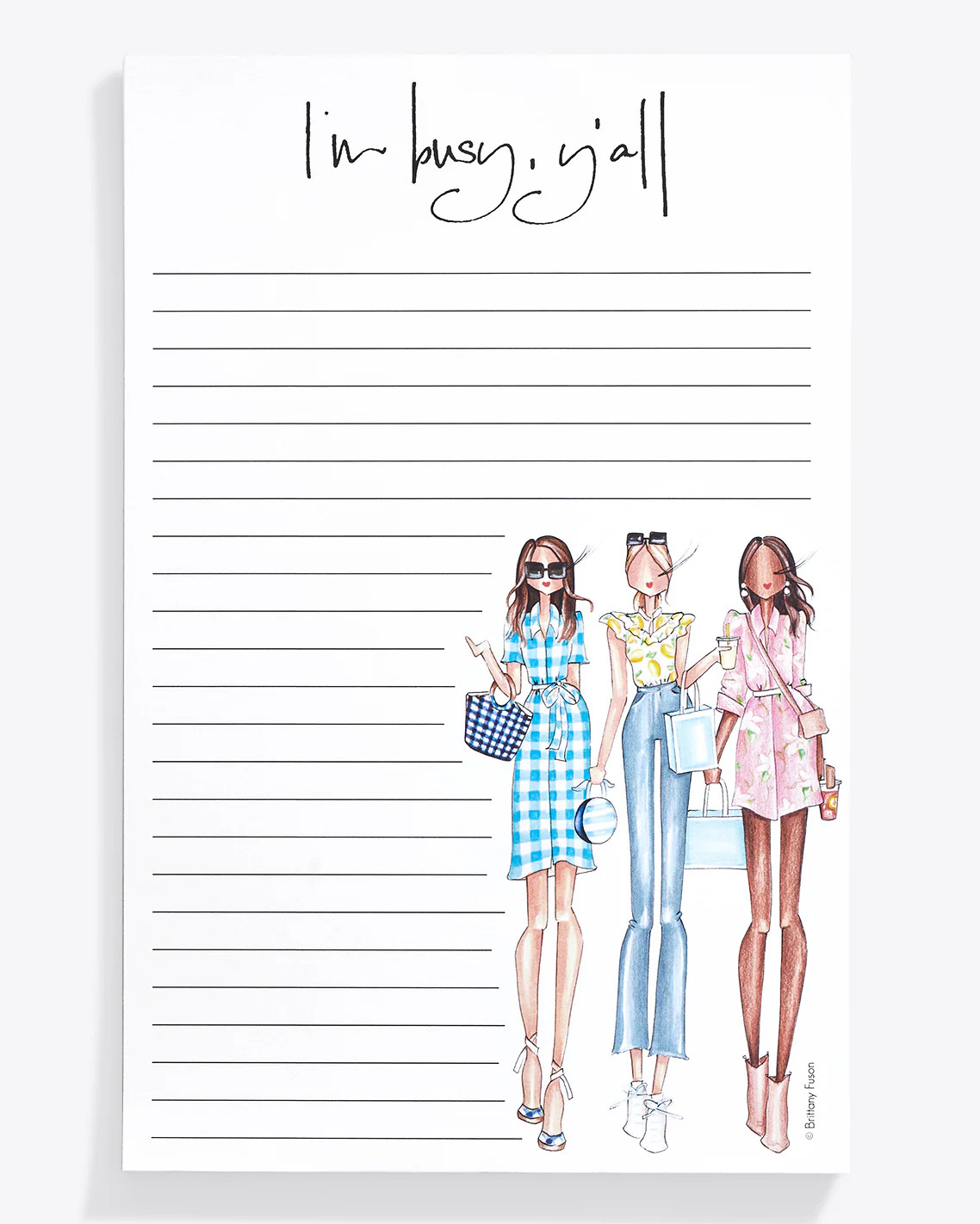 I'm Busy Y'all Notepad | Draper James (US)