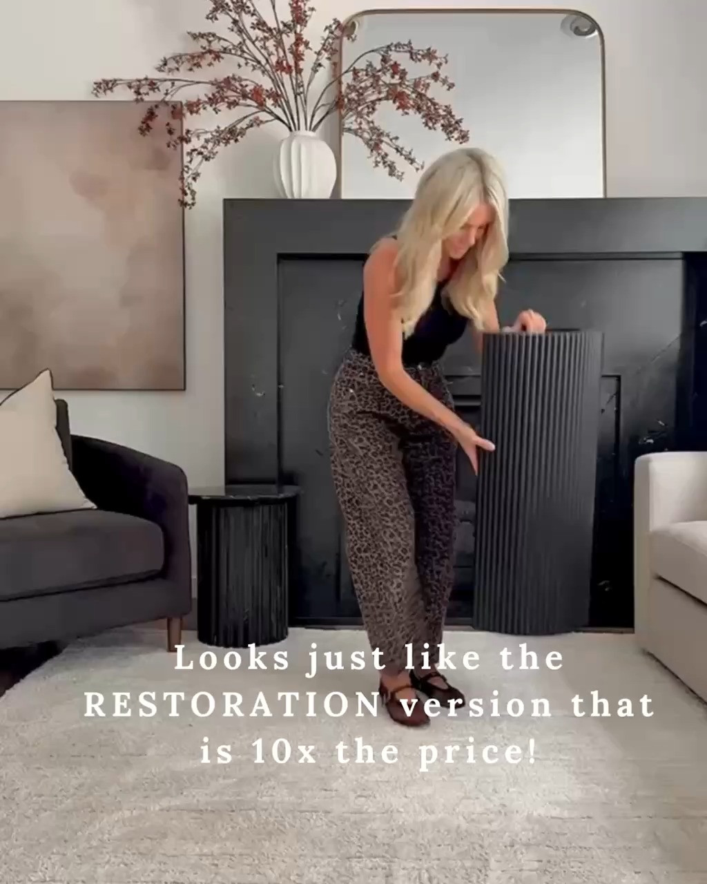 TRENDING NOW — FLUTED CURVED CONSOLE TABLE — DESIGNER LOOK FOR LESS! This MODERN FLUTED CONSOLE TABLE instantly elevates an entryway, hallway, or living room. The curved silhouette feels custom and high-end, and the fluted detailing gives it that RESTORATION-inspired look without the luxury markup. It’s the perfect statement piece for a MODERN ORGANIC HOME and looks stunning styled with layered art, lamps, and neutral decor. A true DESIGNER LOOK FOR LESS find.

#Amazon #TheHillaryStyle #FlutedFurniture #ConsoleTable #ModernOrganicDecor #EntrywayInspo #DesignerLookForLess #NeutralHome #LivingRoomStyling #AffordableLuxury 

 

#LTKU #LTKOver40 #LTKHome