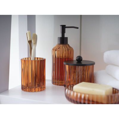 Casual Amber Glass Bath Accessories Collection | JCPenney