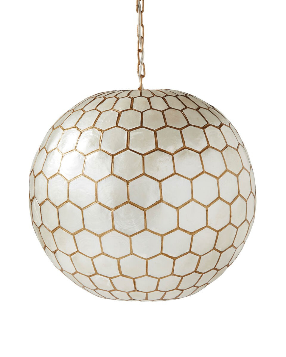 Capiz Honeycomb Pendant | Serena and Lily