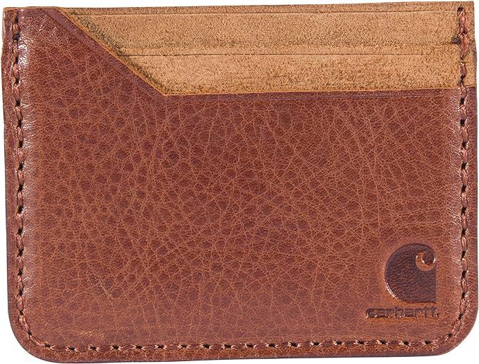 Carhartt Men's Rugged Patina Leather Wallets, Available in Multiple Styles and Colors | Amazon (US)