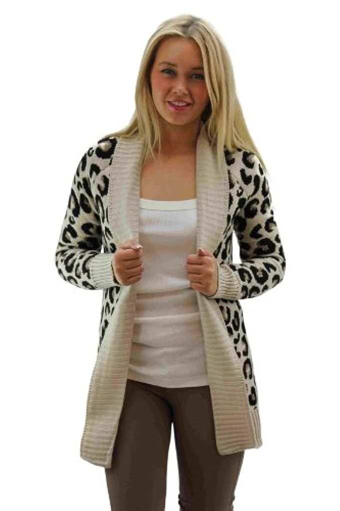 Girltalkfashions Women Chuncky Leopard Print Long Sleeve Cardigan Copyright | Amazon (US)