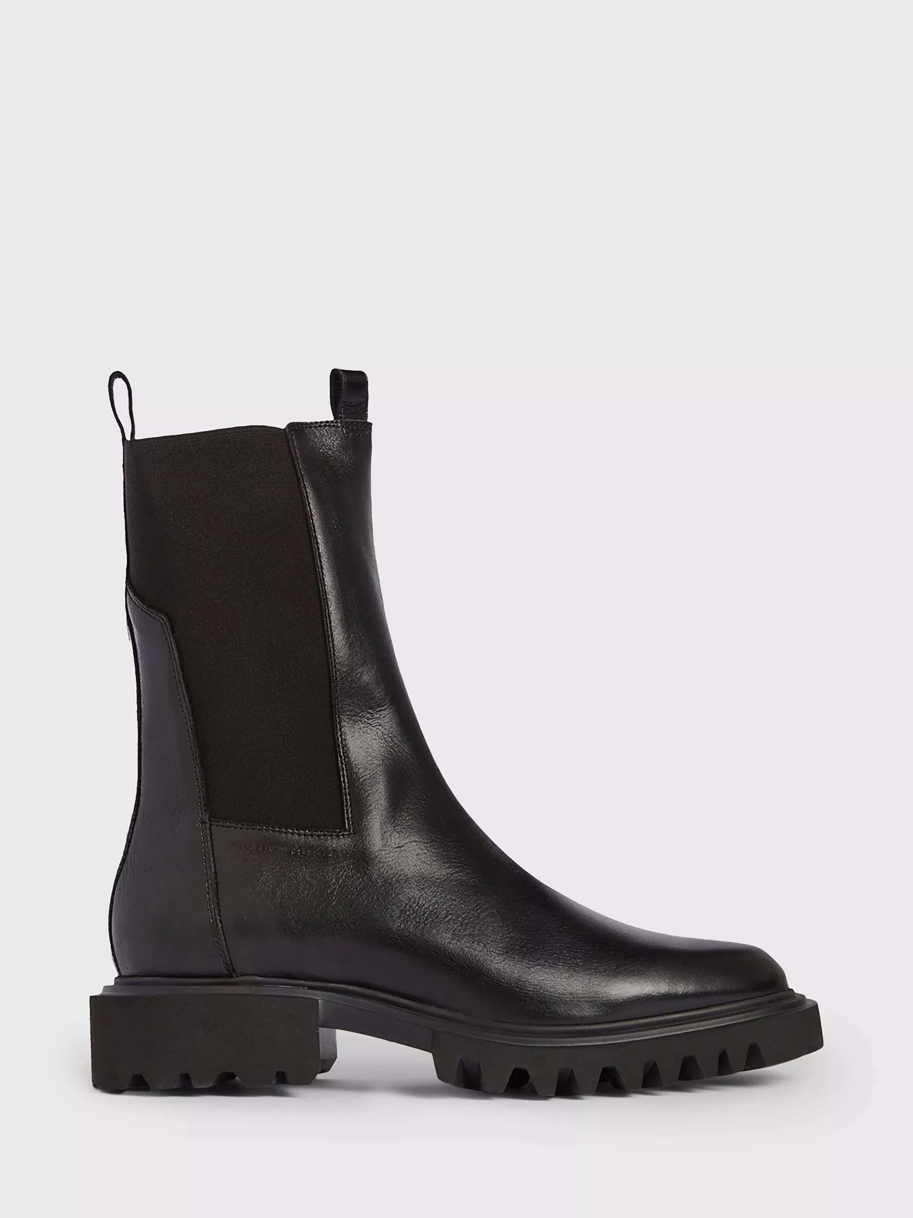 AllSaints Hallie Leather Calf Boots | John Lewis (UK)