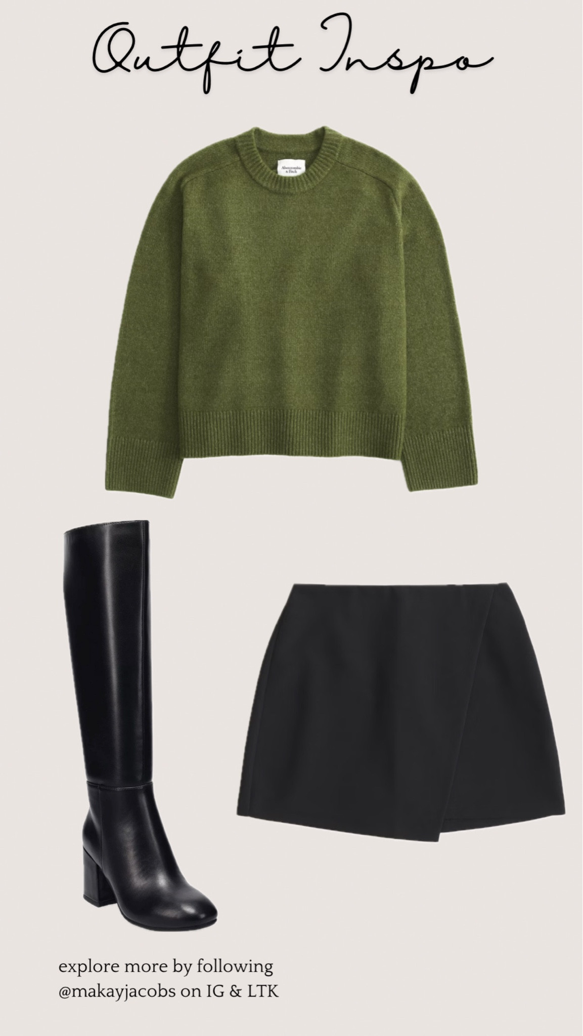 Whole outfit on sale for Cyber Monday! 

Trending | Outfits | Outfit Inspo | Winter | Neutrals | Holiday Party | Christmas Outfit | Family Pictures Outfit | Skort | Bodysuits | Knee High Boots | Leather | #LTKSaleAlert

#LTKU #LTKSeasonal #LTKCyberWeek

#LTKHoliday #LTKFindsUnder100 #LTKStyleTip

#LTKFindsUnder50 #LTKMidsize #LTKParties