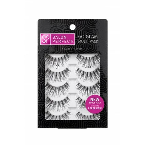 Salon Perfect Multi Pack False Eyelashes, 614 Black, 5 Pairs | Walmart (US)