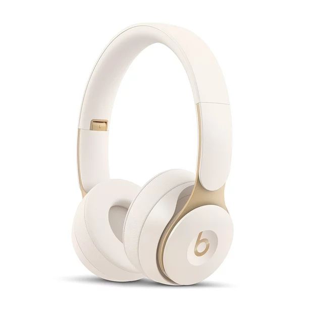Beats Solo Pro Wireless Noise Cancelling On-Ear Headphones with Apple H1 Headphone Chip - Ivory | Walmart (US)