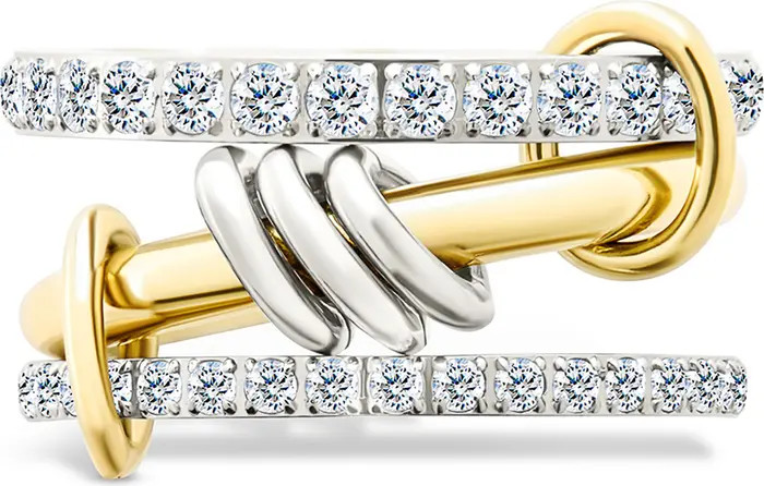 Sterling Forever Garwyn Cubic Zirconia Linked Stacking Ring | Nordstromrack | Nordstrom Rack