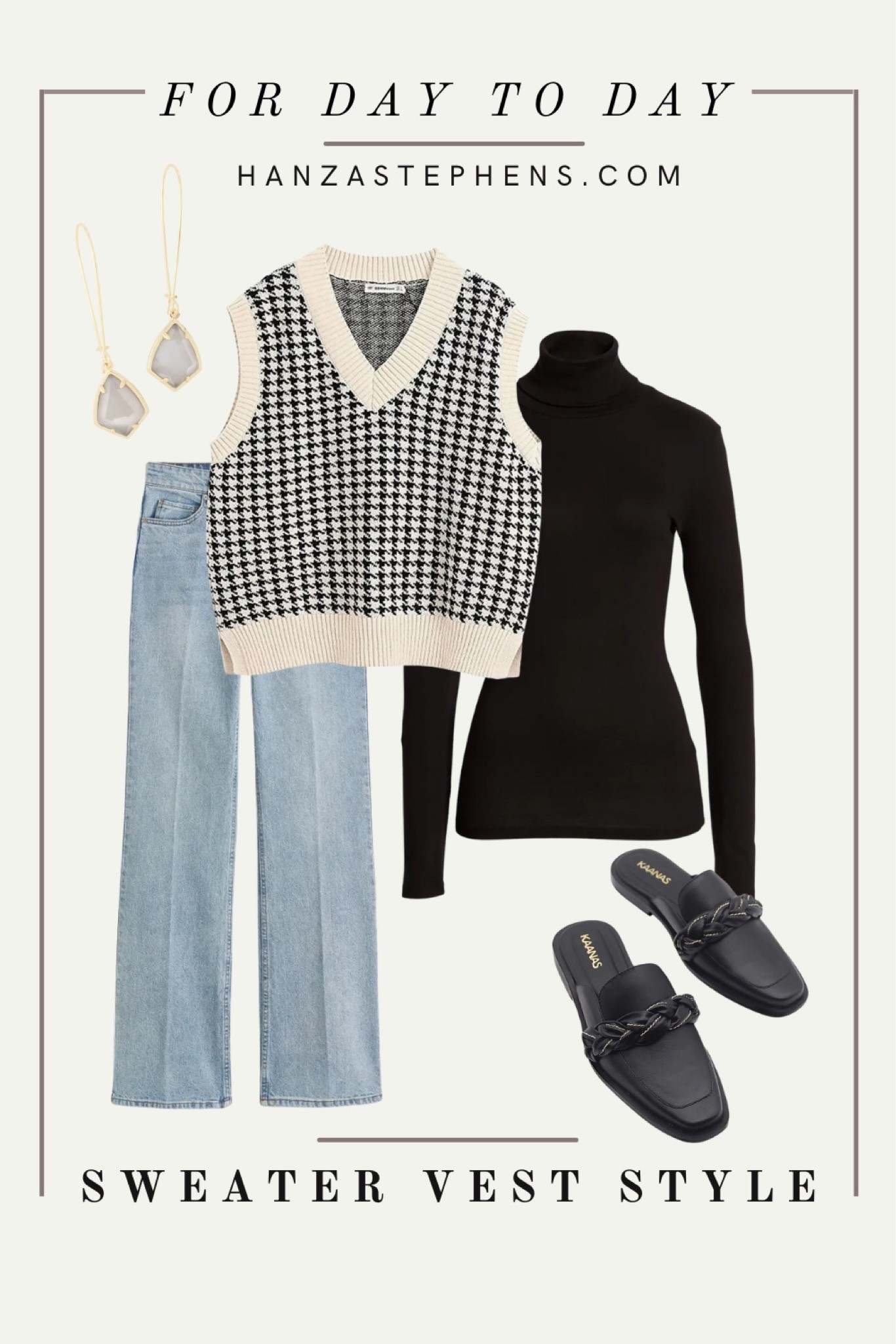 Preppy fall look
Styling a houndstooth sweater vest for fall

#LTKSeasonal #LTKunder50 #LTKstyletip